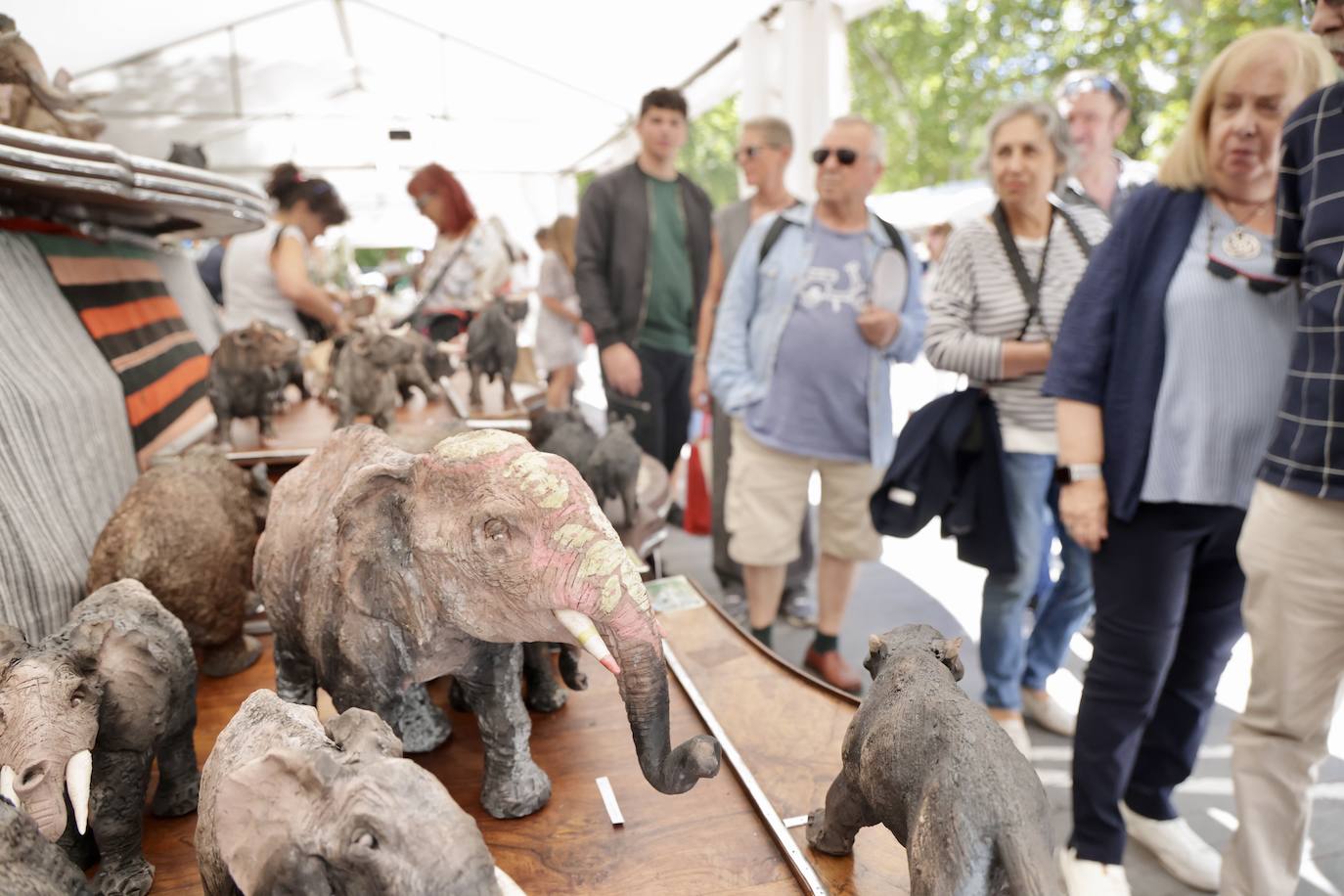 Las imágenes de la Feria de Cerámica y Alfarería en Recoletos