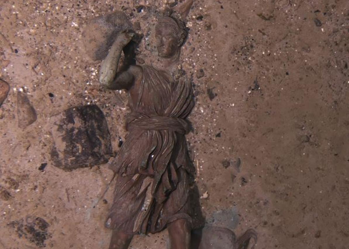 Imagen secundaria 1 - Encuentran la estatua de Diana de Versalles perdida en el naufragio del Titanic