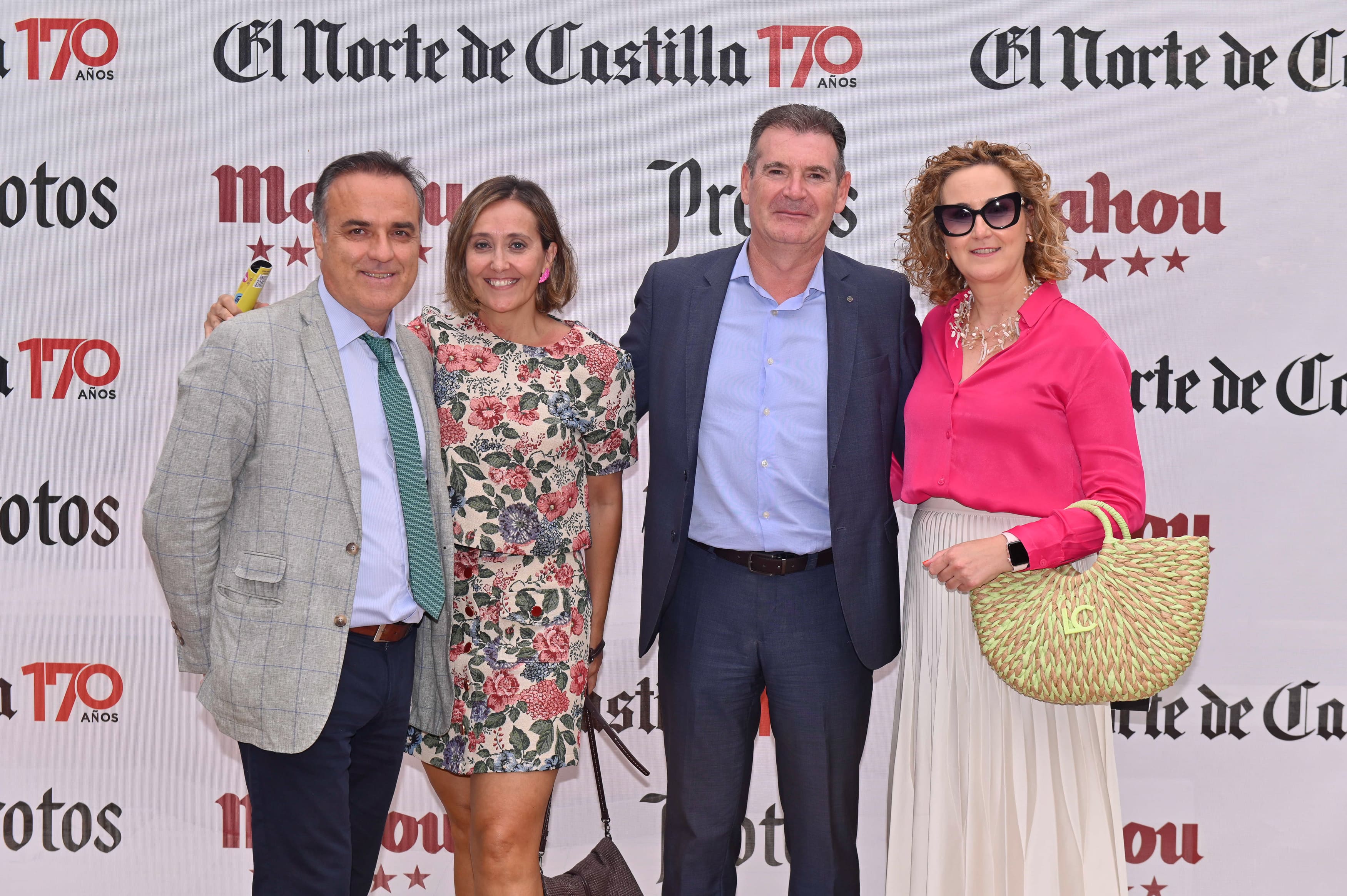 Ibercaja: Pedro Zan, Olga Belacortu, Fidel Martín y Teresa Benito.