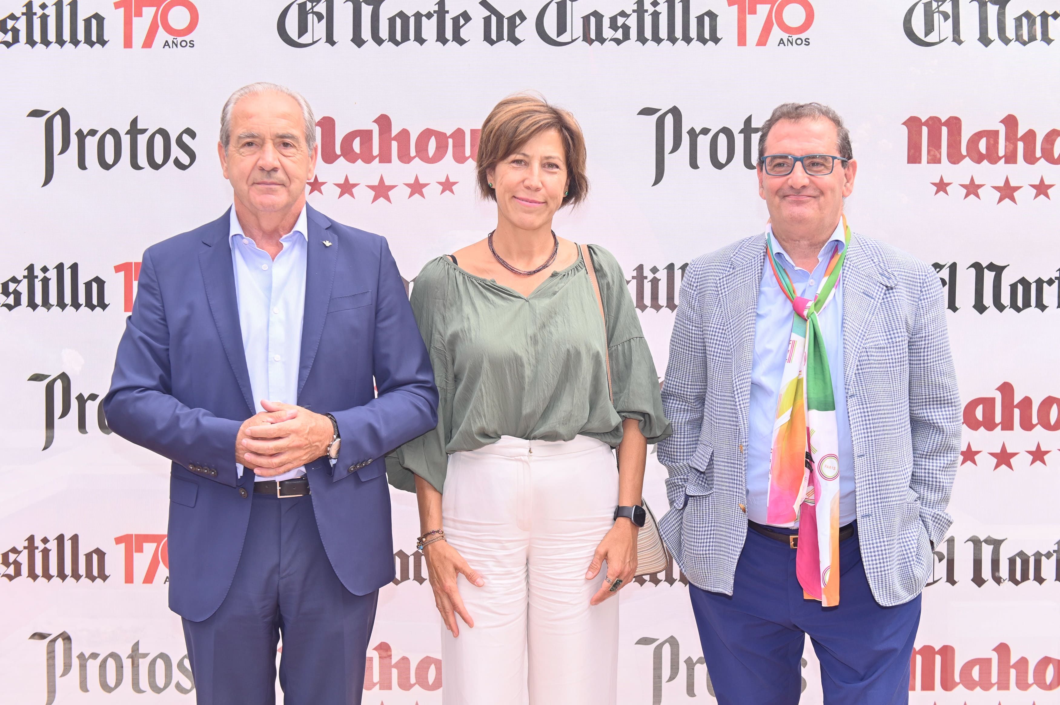 Cipriano García (director general de Caja Rural de Zamora), Marifé Blanco (El Norte) y Narciso Prieto (Caja Rural de Zamora).