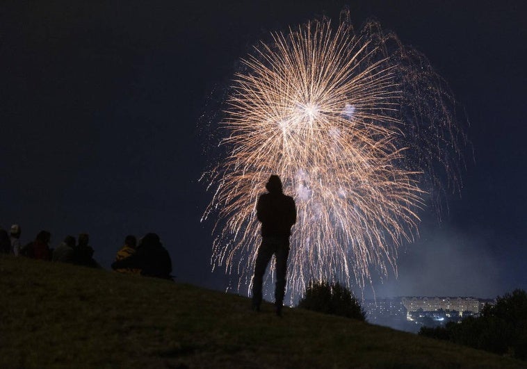 Las imágenes del quinto espectáculo pirotécnico en las fiestas de Valladolid