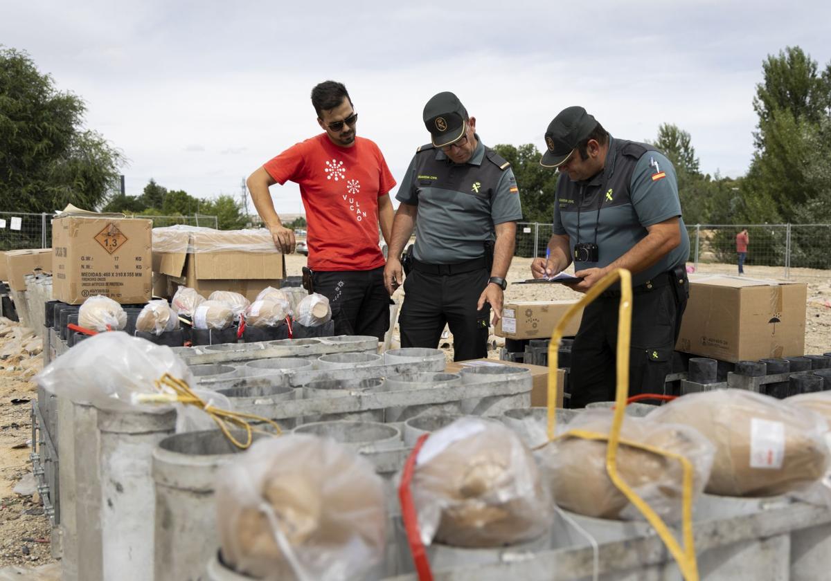 La &#039;cocina&#039; de los espectáculos de fuegos artificiales de Valladolid