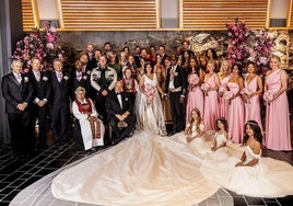 Foto oficial de la boda de Marta Luisa de Noruega y Durek Verrett.