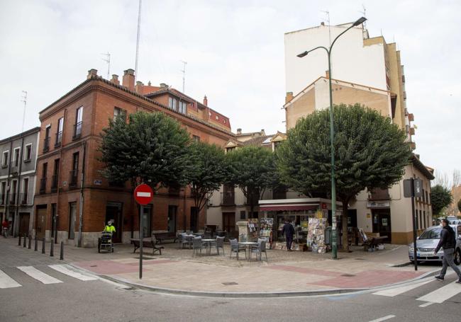 Plaza de los Ciegos de Valladolid.