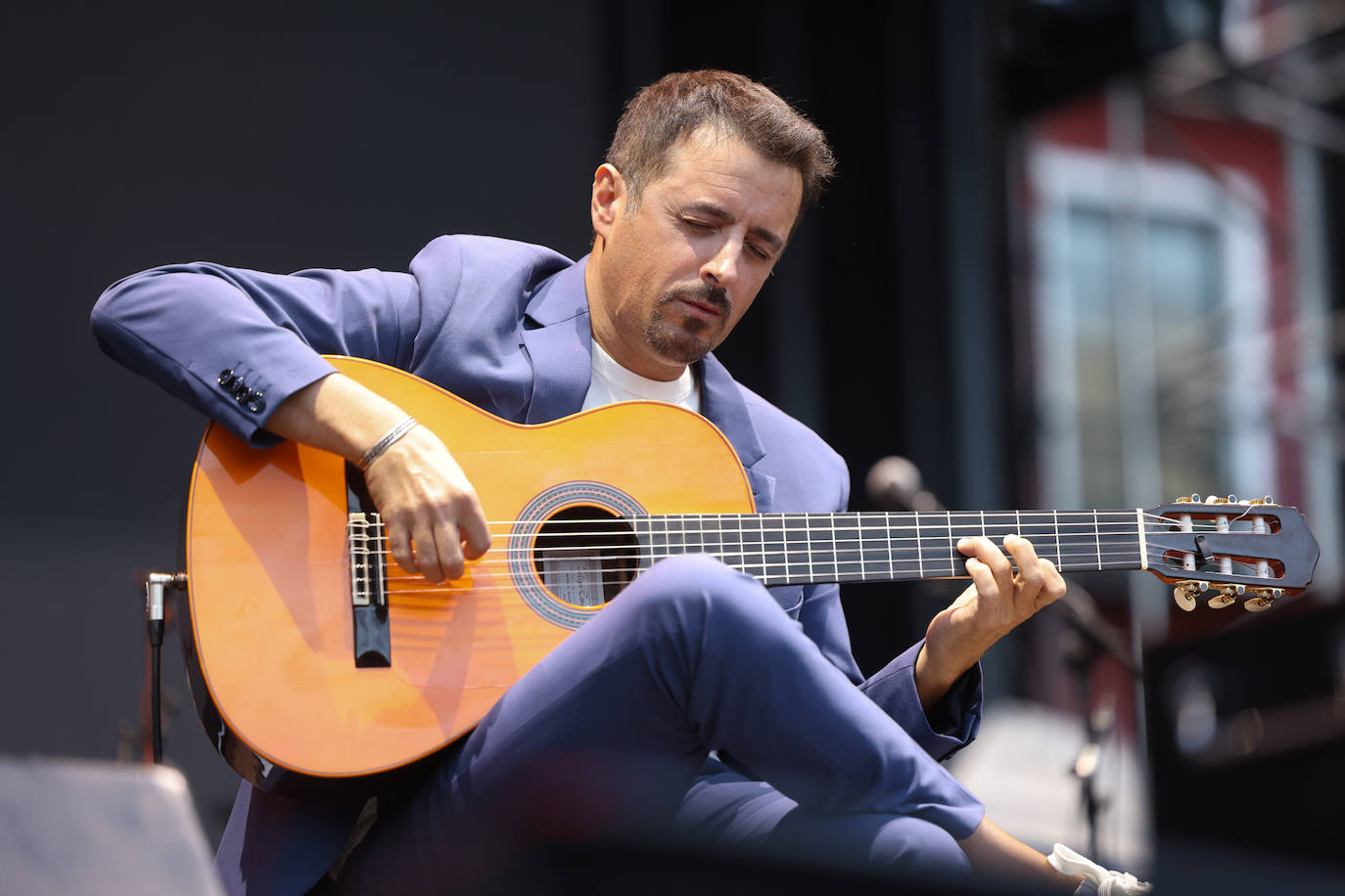 Las imágenes del concierto del guitarrista flamenco Raúl Olivar