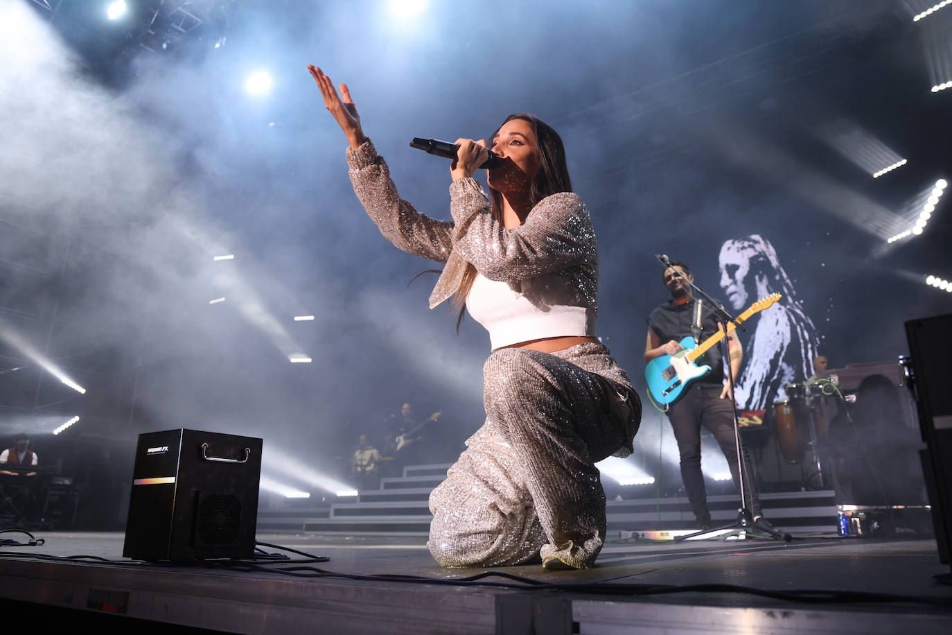 Las imágenes del concierto de India Martínez en la Plaza Mayor de Valladolid