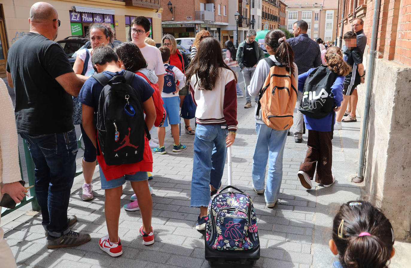 Así ha sido la vuelta al cole en Palencia