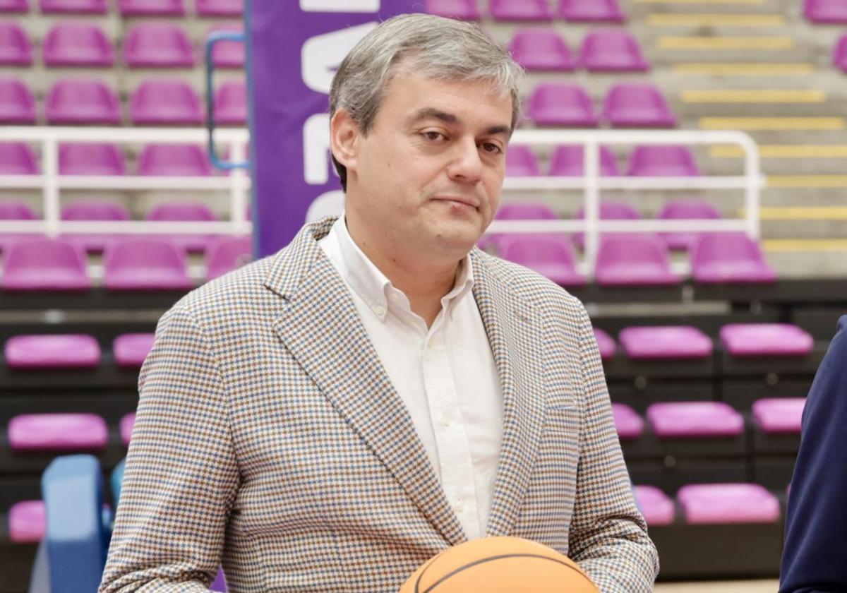 Lorenzo Alonso, en el polideportivo Pisuerga.