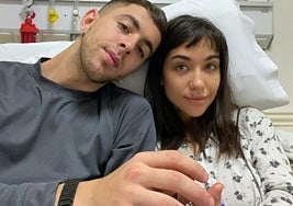 Foto desde el hospital que María Becerra ha compartido en Instagram.
