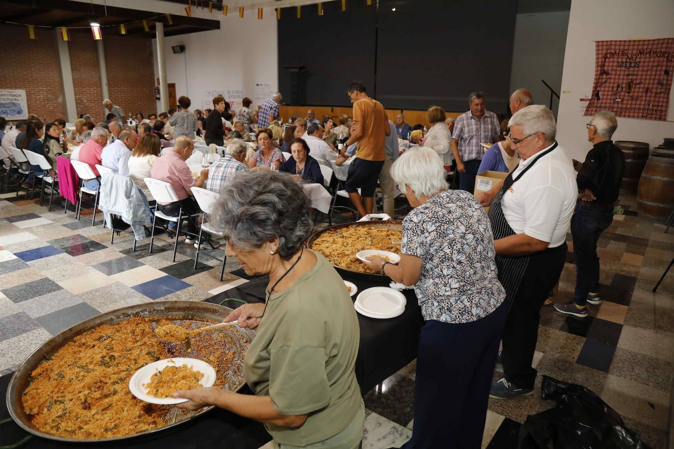 Imágenes de la comida en Olivares de Duero