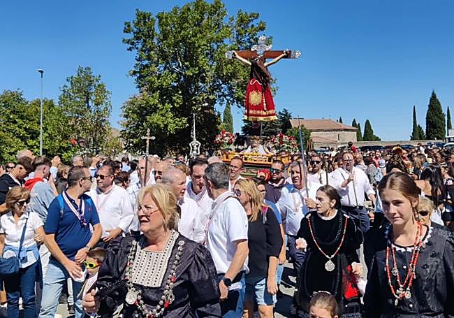Traslado del Cristo del Caloco a la ermita.