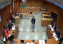 Última declaración de Óscar S. en los juzgados de Valladolid el pasado 15 de diciembre.