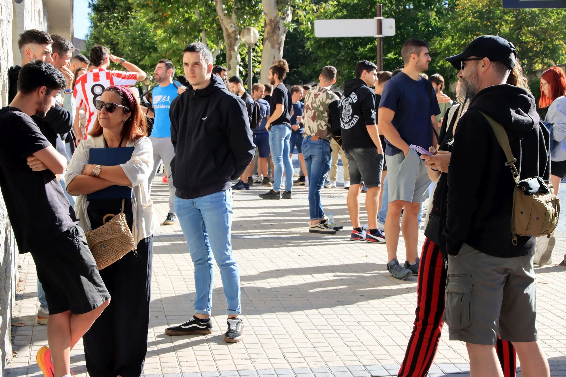 Fotografías del examen para ser bombero en Segovia