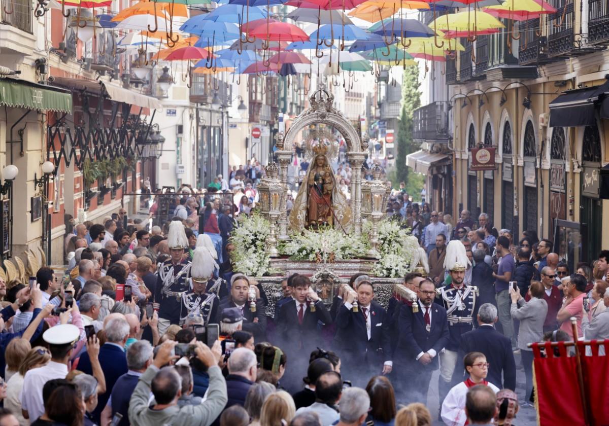 Ambiente durante la procesión.