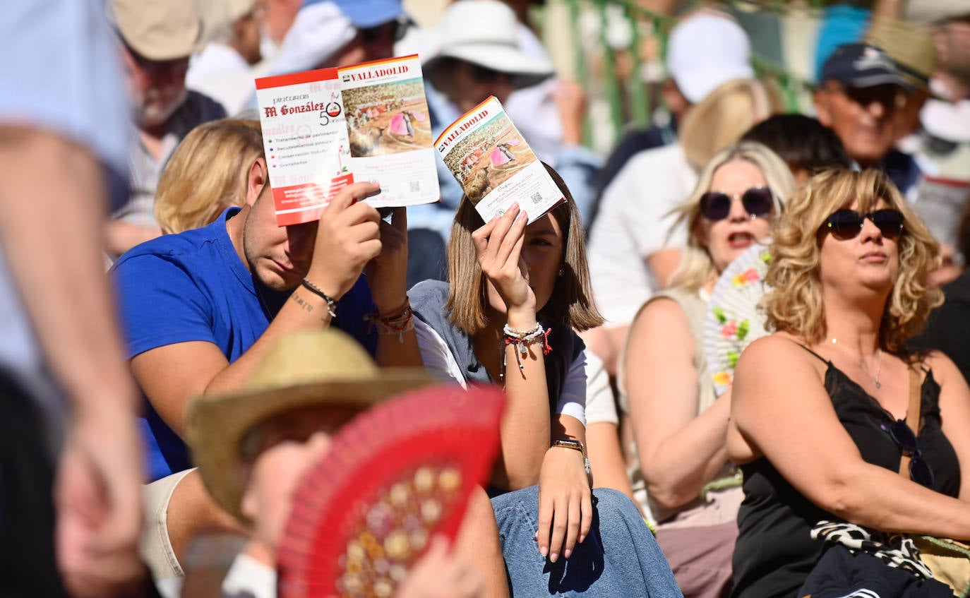 Imágenes de la tarde de toros de los diestros banderilleros en Valladolid