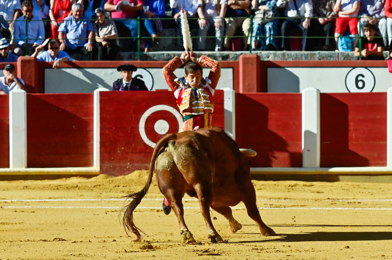 Imágenes de la tarde de toros de los diestros banderilleros en Valladolid