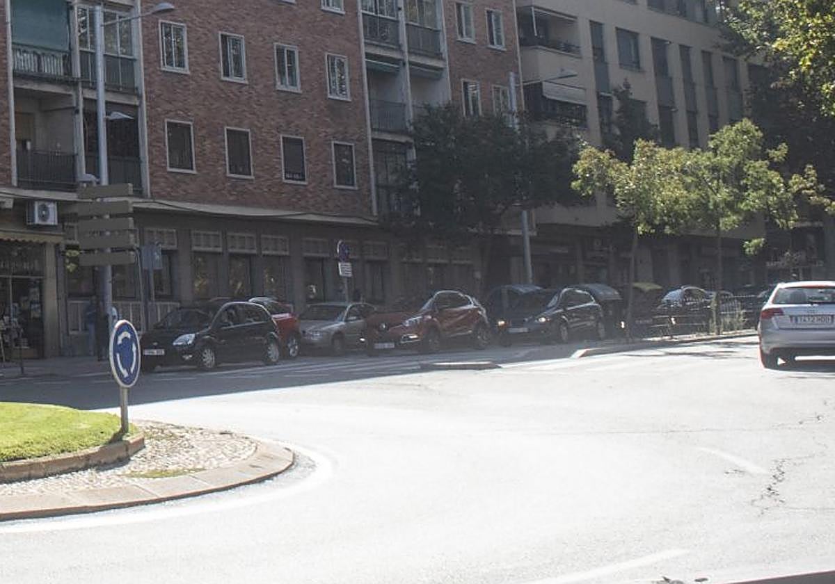 Entorno del paseo Conde Sepúlveda en el que se produjo uno de los atropellos.