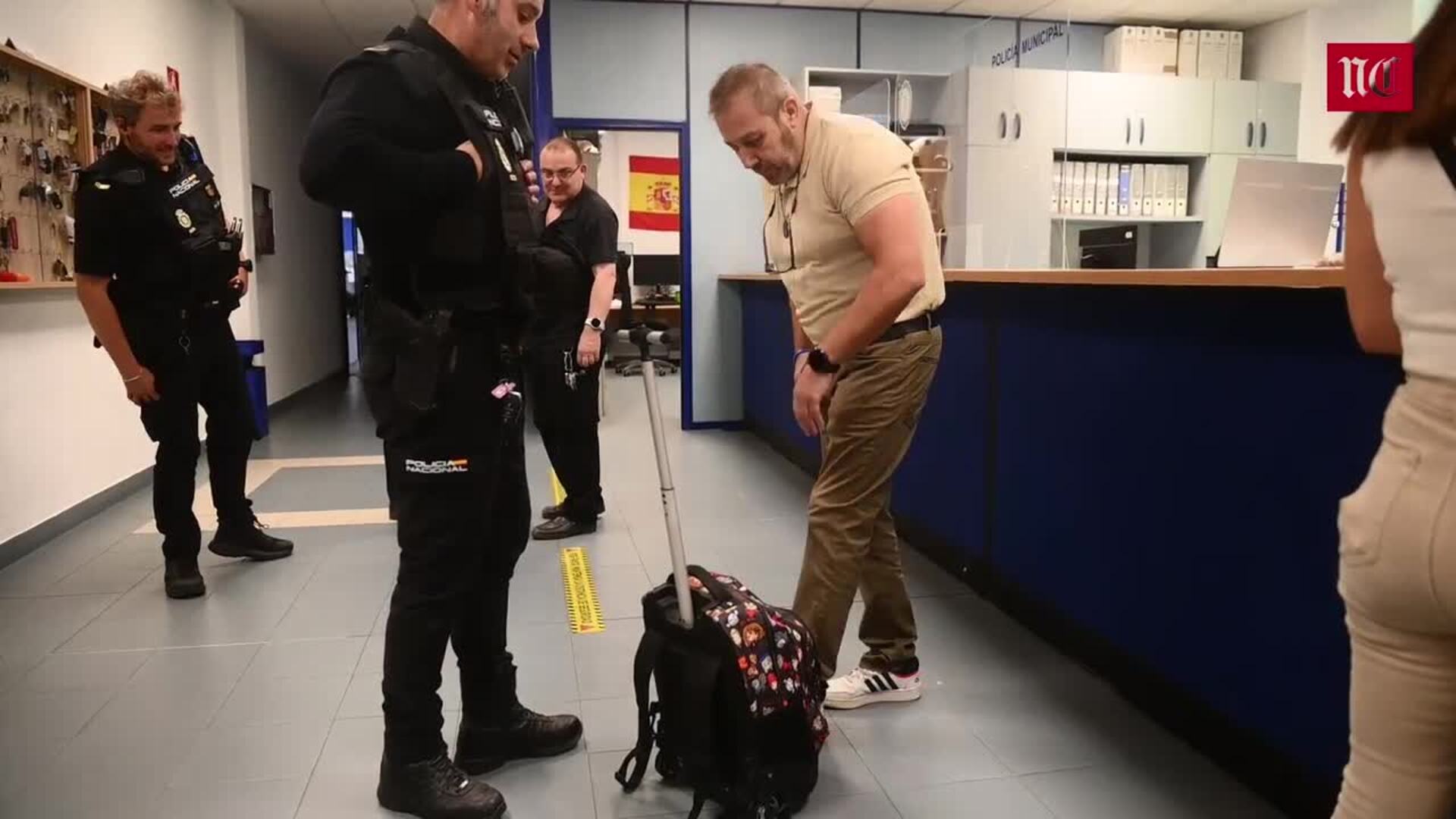 Objetos hallados en la Comisaría de Valladolid