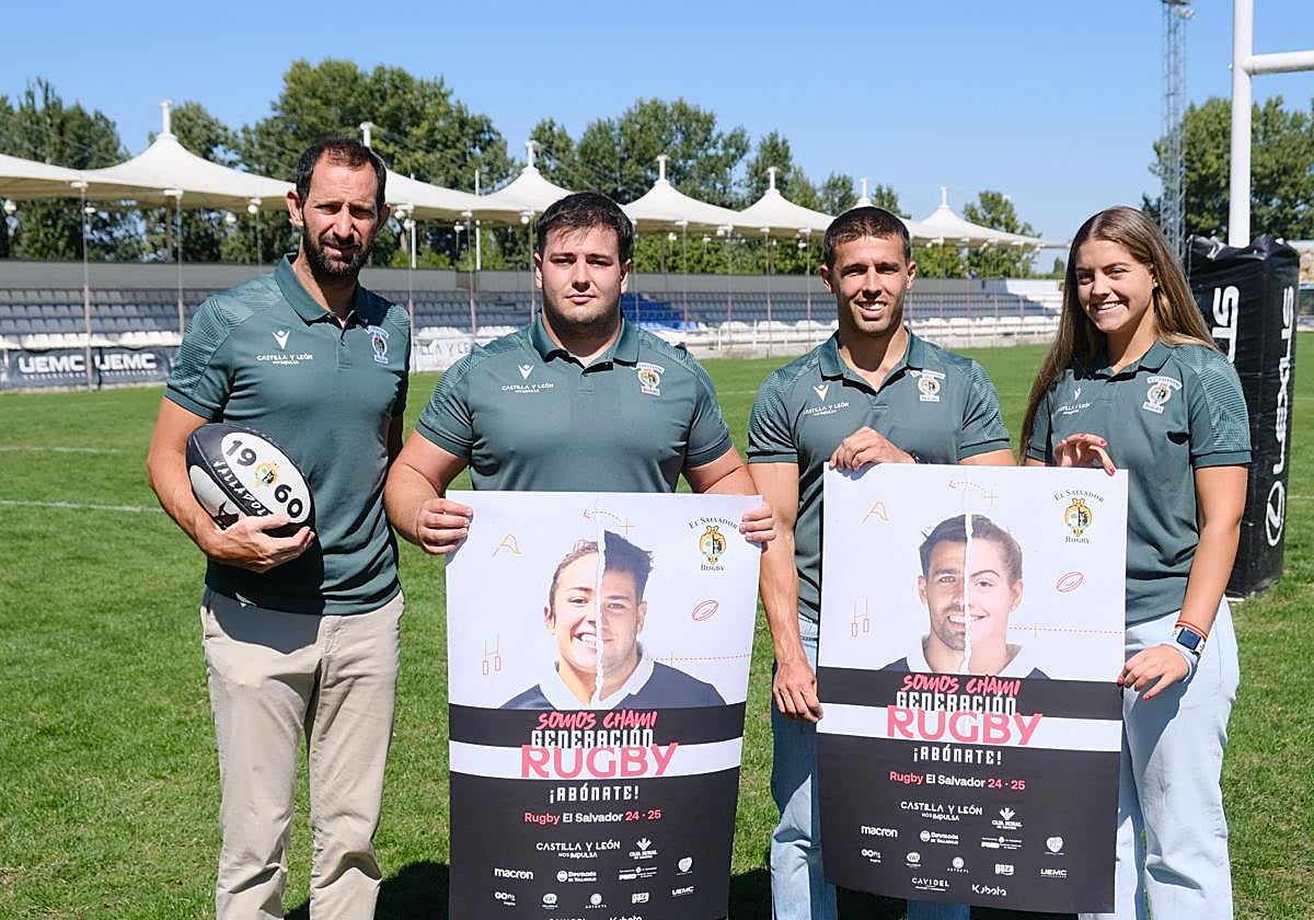 Fernando Suárez, Jacobo Ruiz, Facundo Munilla y Beatriz Rivera, en la presentación de la campaña,