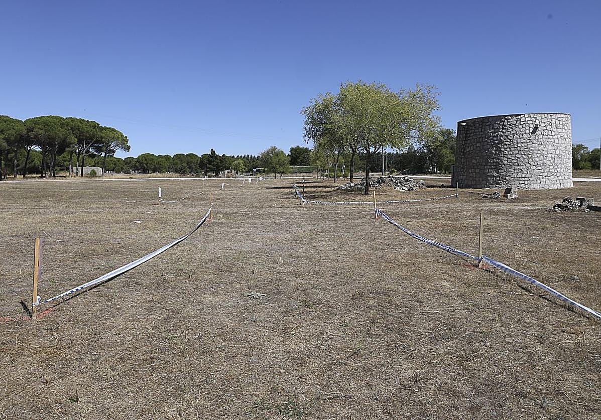 Zona deonde se ubicará este año el mercado del Henar.