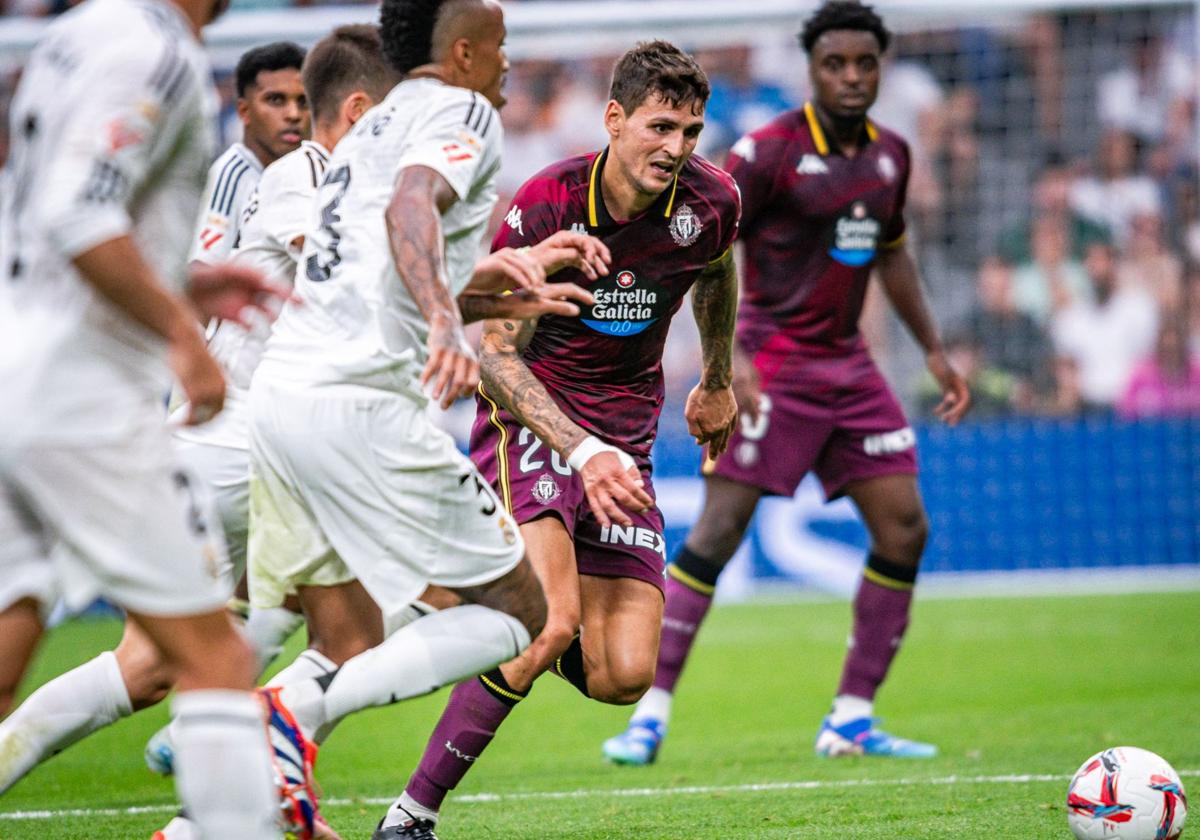 Juric, durante el partido de Liga frente al Real Madrid.