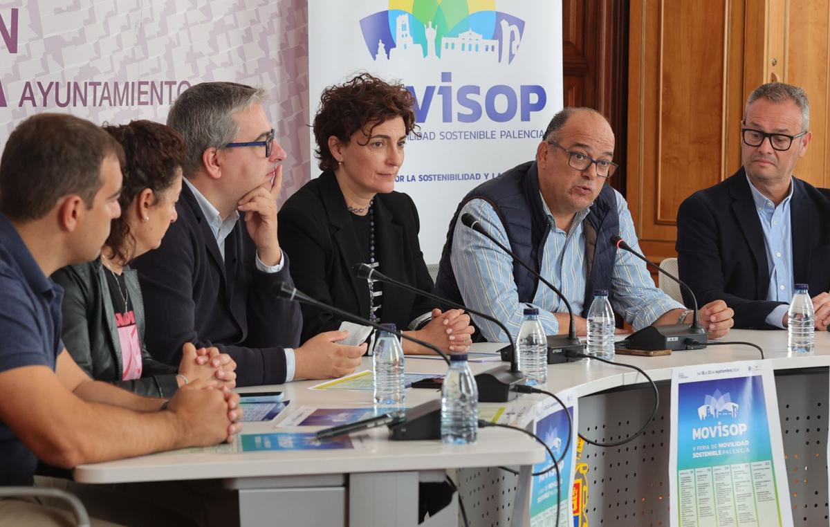 Presentación de la Feria de Movilidad Sostenible de Palencia.