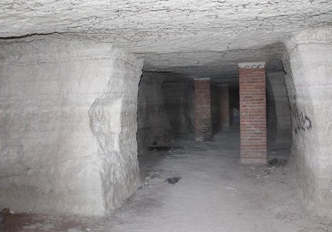 Mina de yeso en Tudela de Duero.