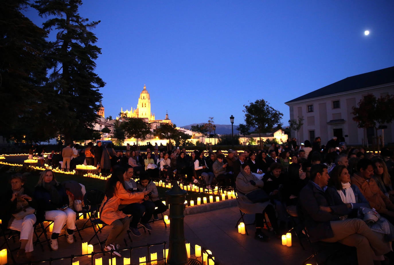 Fotografías del concierto con velas en el Alcázar de Segovia