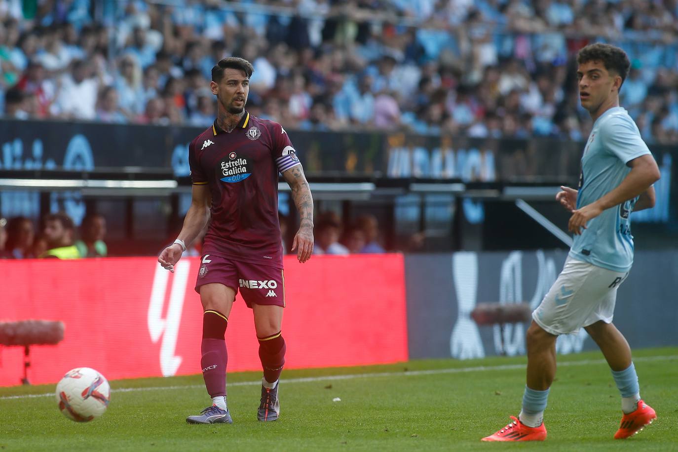 Las imágenes del partido entre el Celta de Vigo y el Real Valladolid