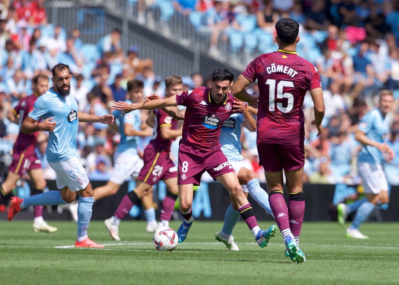 Las imágenes del partido entre el Celta de Vigo y el Real Valladolid