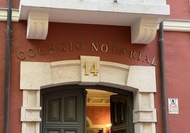 Detalles del edificio vallisoletano del Colegio notarial