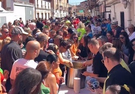 Pasacalles gastronómico en Laguna de Duero.