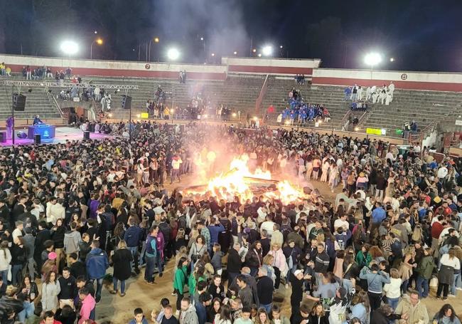 El Teo, en la plaza de toros.