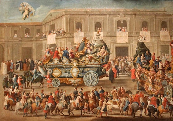 'Carro de Víctor y del Parnaso', de Domingo Martínez (1748), en el Museo de Bellas Artes de Sevilla.