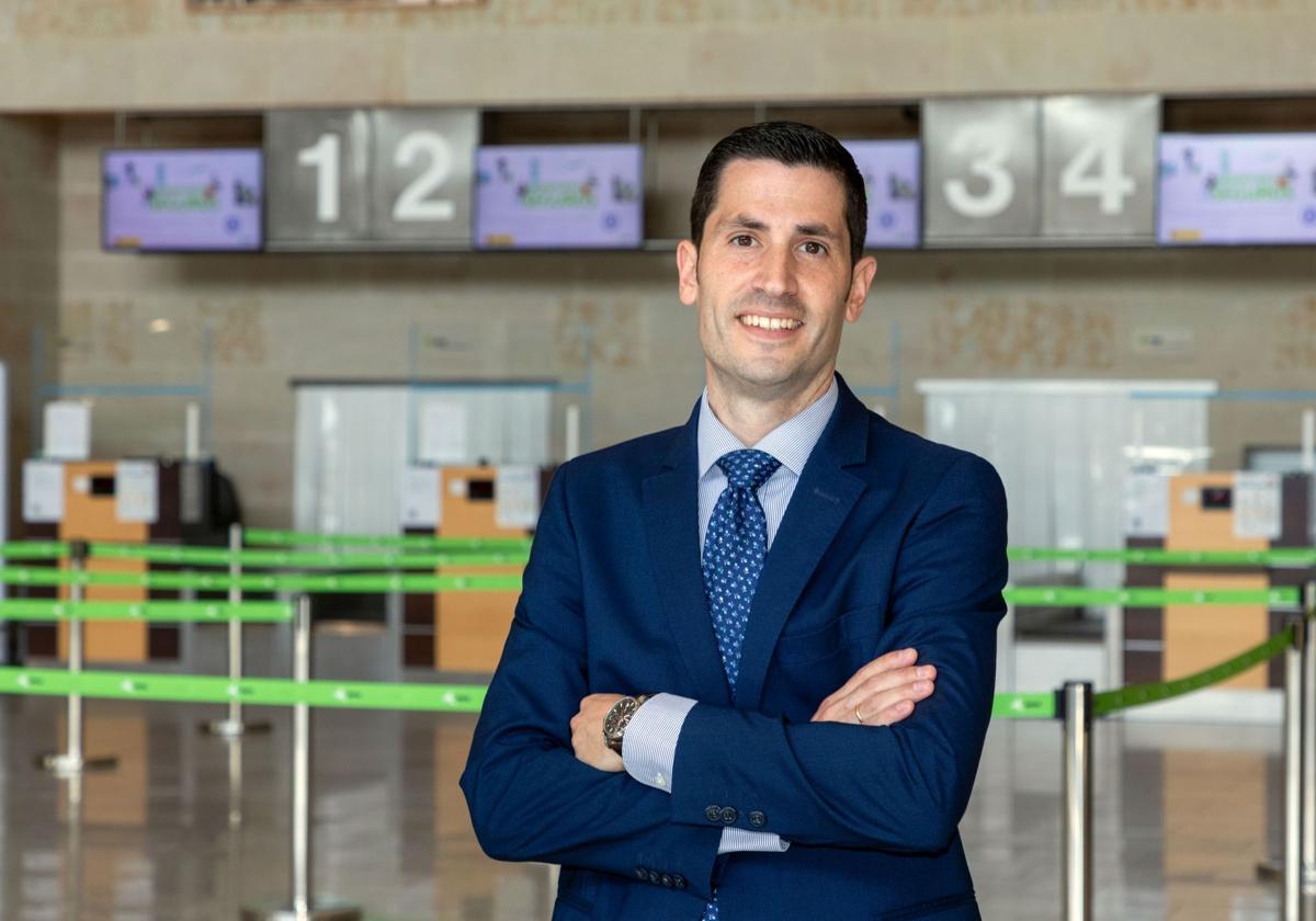 Ismael García, nuevo director del aeropuerto de Villanubla.