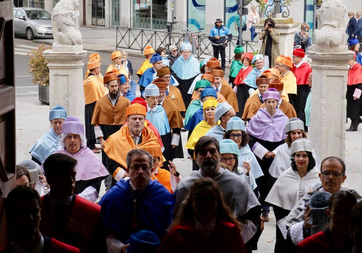 El acto oficial de la apertura del curso académico de la Universidad de Valladolid.