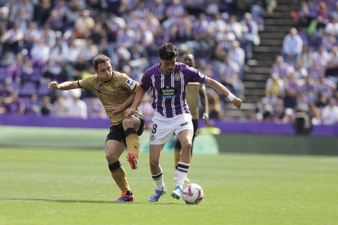 El empate en Zorrilla ante la Real Sociedad, en imágenes