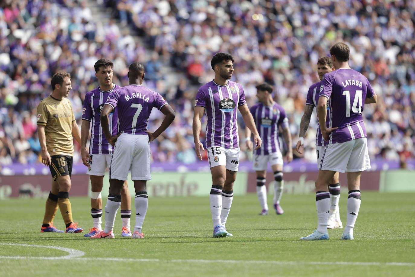 El empate en Zorrilla ante la Real Sociedad, en imágenes