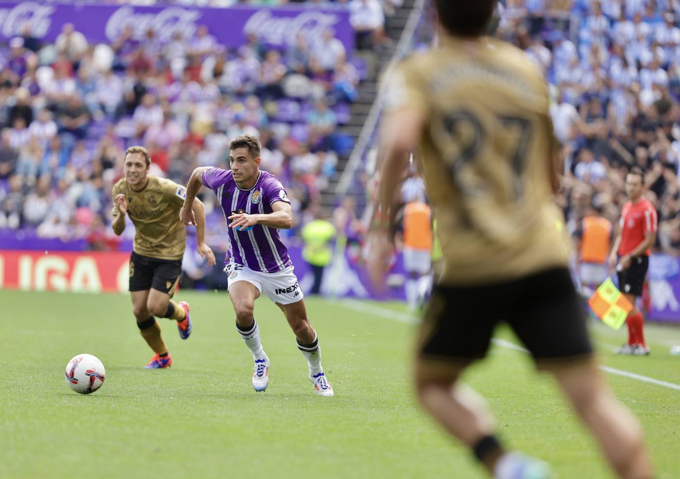 El empate en Zorrilla ante la Real Sociedad, en imágenes