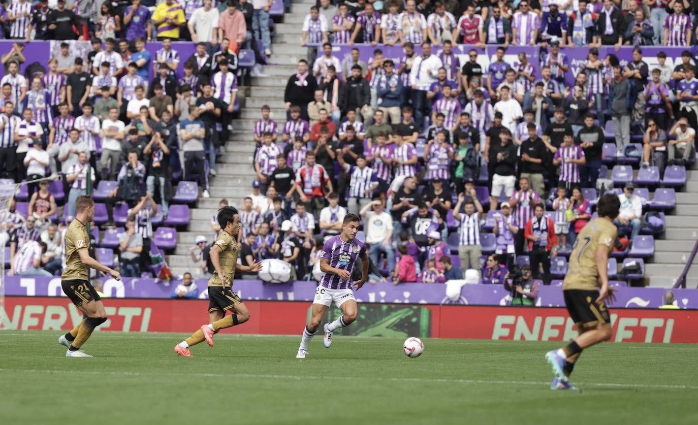 El empate en Zorrilla ante la Real Sociedad, en imágenes