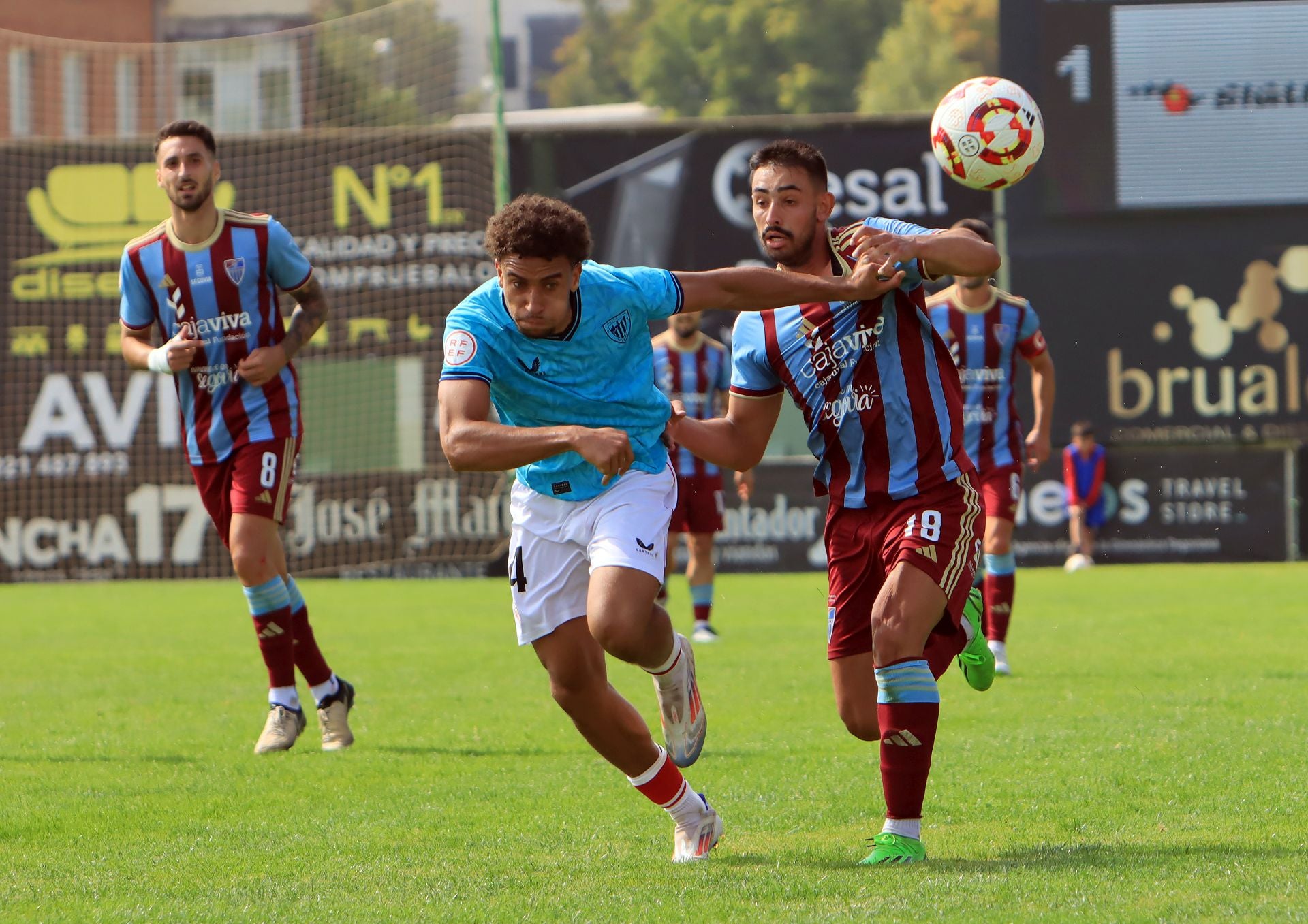 Imágenes del partido entre la Sego y el Bilbao Athletic.