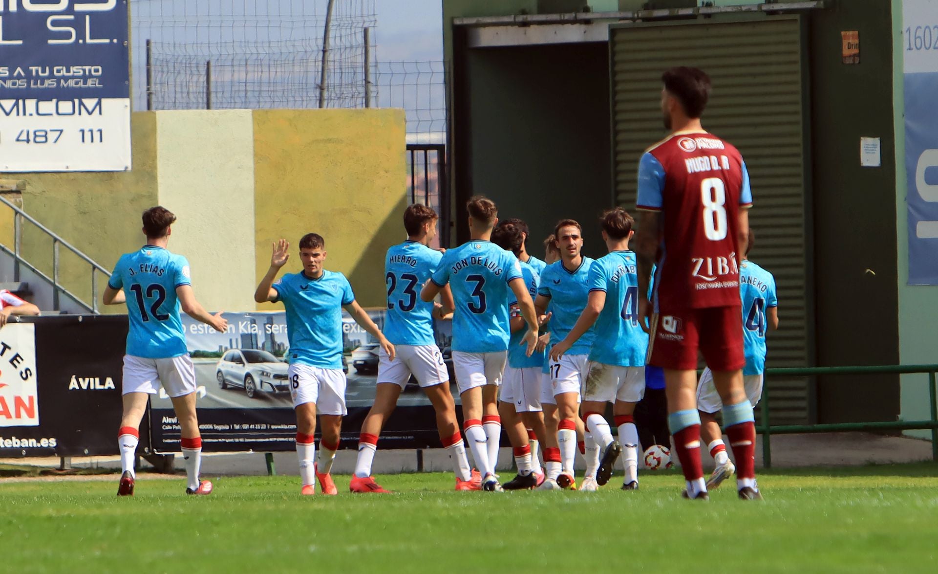 Las fotografías de la victoria de la Sego ante el Bilbao Athletic