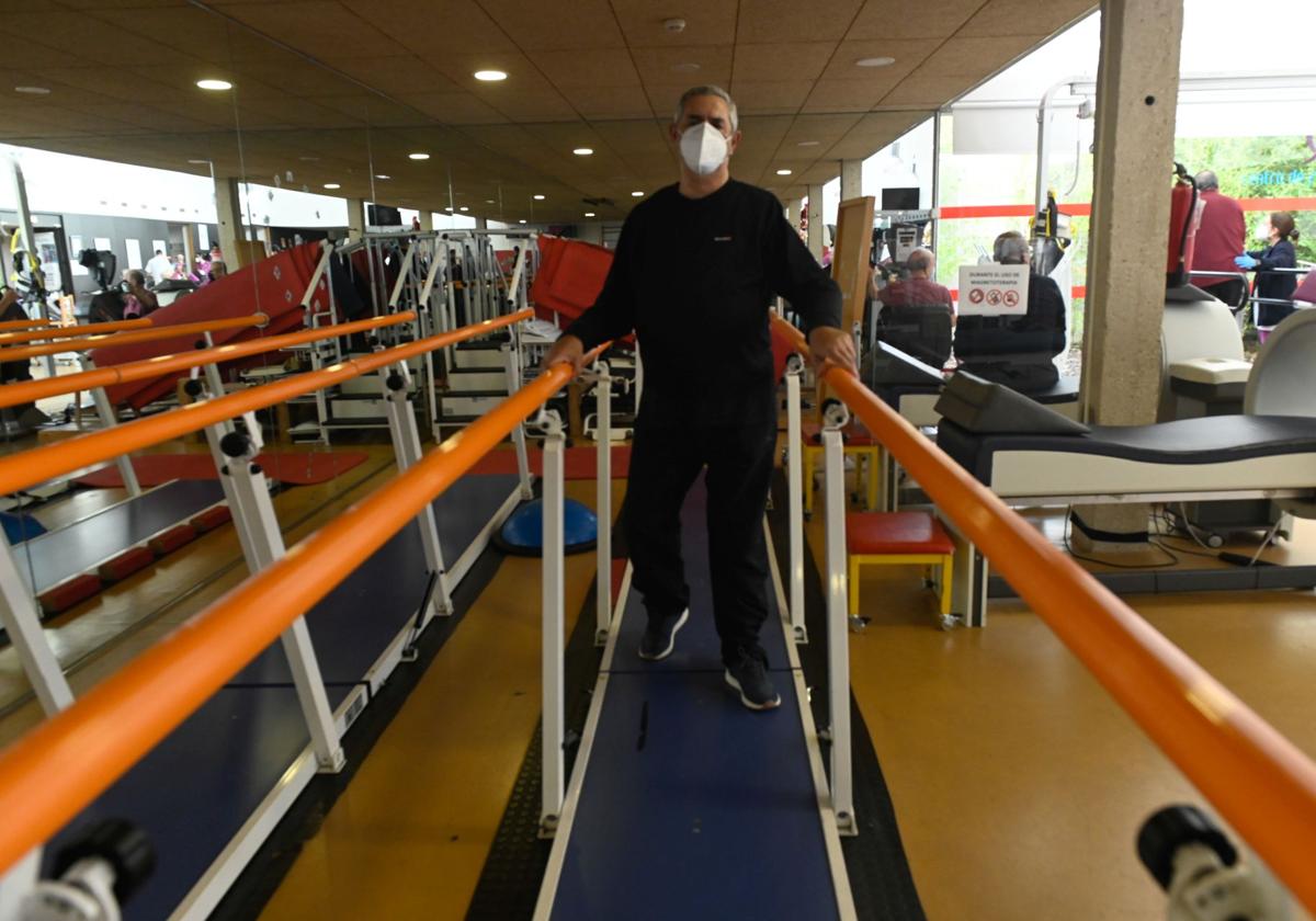 Gimnasio de rehabilitación ed Aspaym en Valladolid.