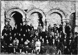 Visita del Club Rotary de Valladolid al Museo Nacional de Escultura el 17 de marzo de 1934.