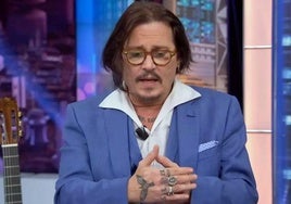 Jonny Depp en 'El Hormiguero'.