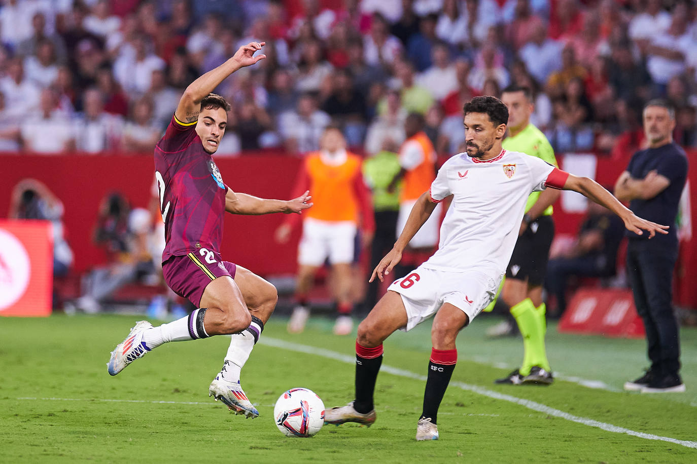 La derrota ante el Sevilla en el Pizjuán, en imágenes