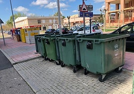 Contendores de basura en Laguna de Duero.