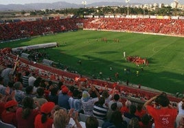 Vista general del estadio Lluis Sitjar, en memoria del presidente que impulsó la ampliación del estadio, que llegó a tener una capacidad para 31.000 personas