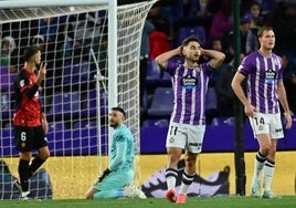 La derrota en casa del Real Valladolid frente al Mallorca, en imágenes