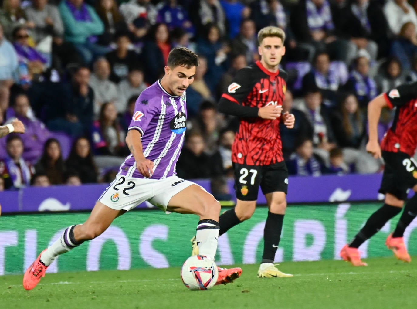 La derrota en casa del Real Valladolid frente al Mallorca, en imágenes